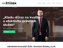 Tablet Screenshot of akstusek.cz